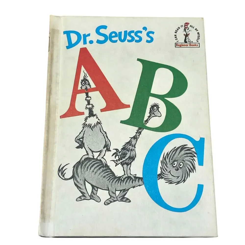 1963 Dr. Seuss's ABC Beginner Books Vintage Hardcover Edition